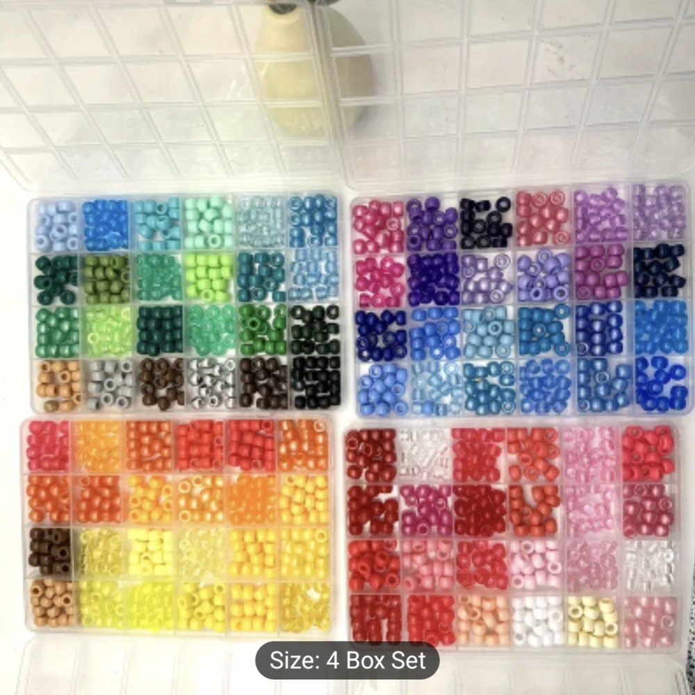 QUEFE 2350pcs, 64 Colors, Pony Beads for Bracelet Making Kit, Rainbow Kandi Bead - Picture 13 of 13